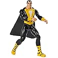 DC Comics, Black Adam Action Figure with Cape, 12-inch, Easy to Pose, Collectible Superhero Kids Toys for Boys and Girls, Ages 3+