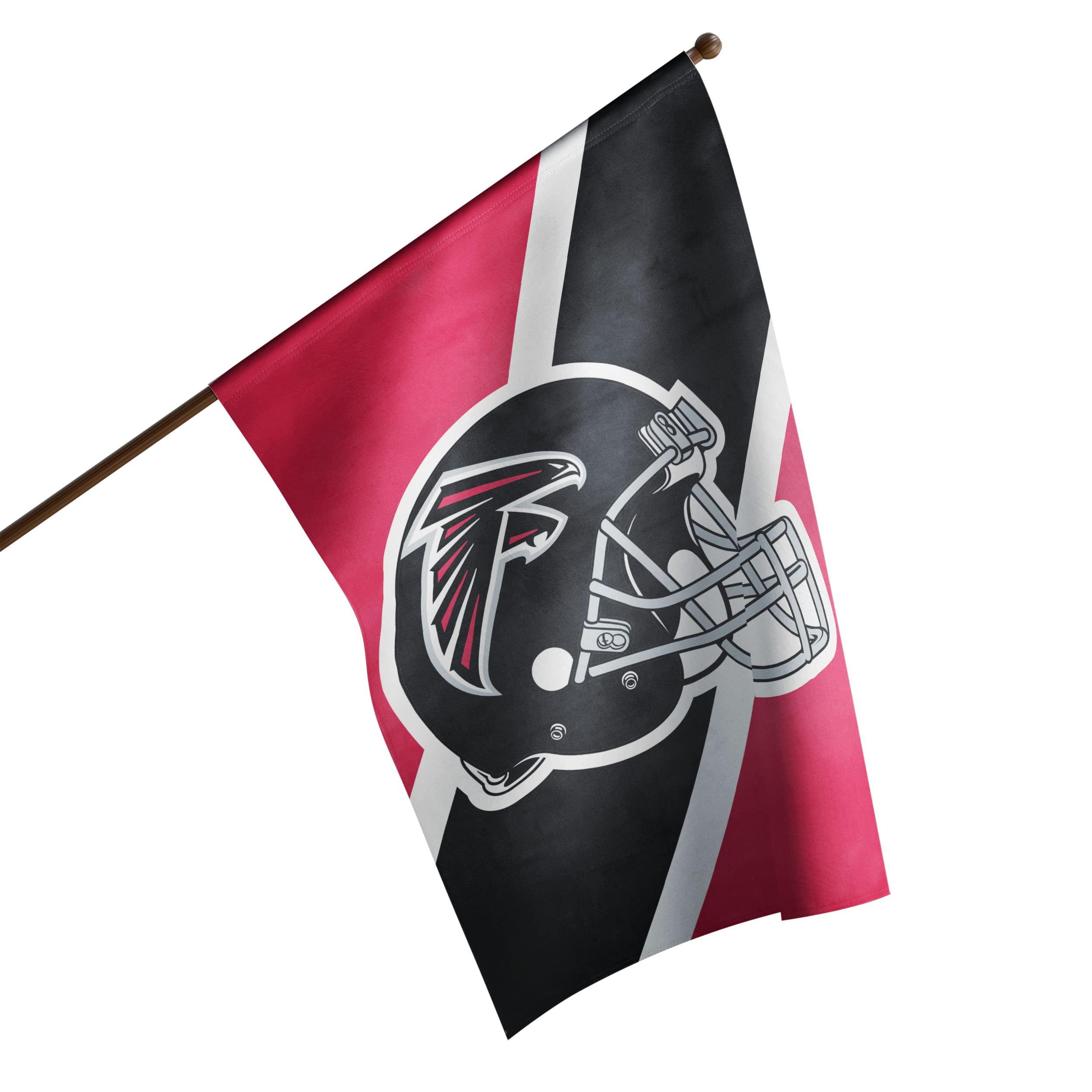 FOCO Atlanta Falcons NFL Helmet Vertical Flag Image