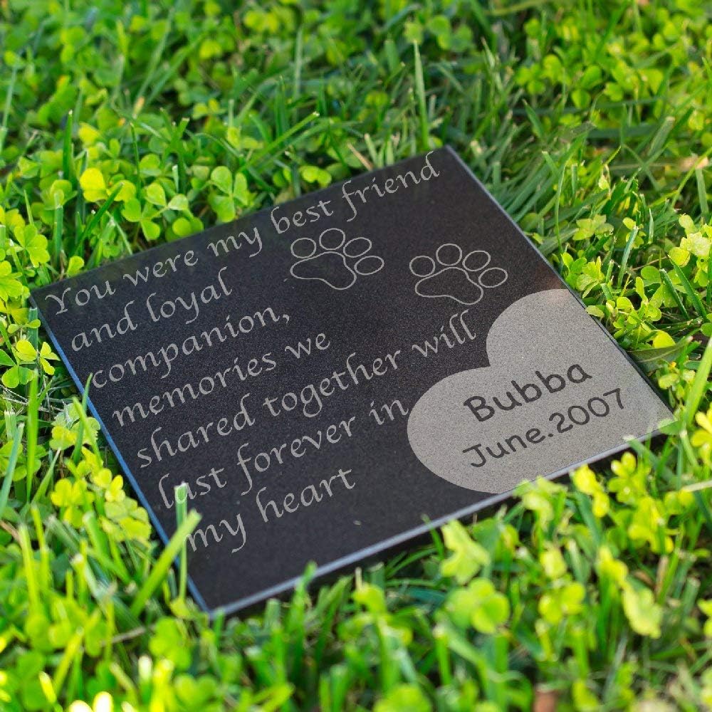 personalized dog grave marker