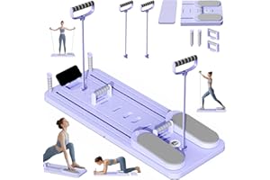 NewTrip Pilates Board - Versatile Foldable Pilates Reformer Set at Home, Multi-Purpose Sliding Board for Pilates Workouts