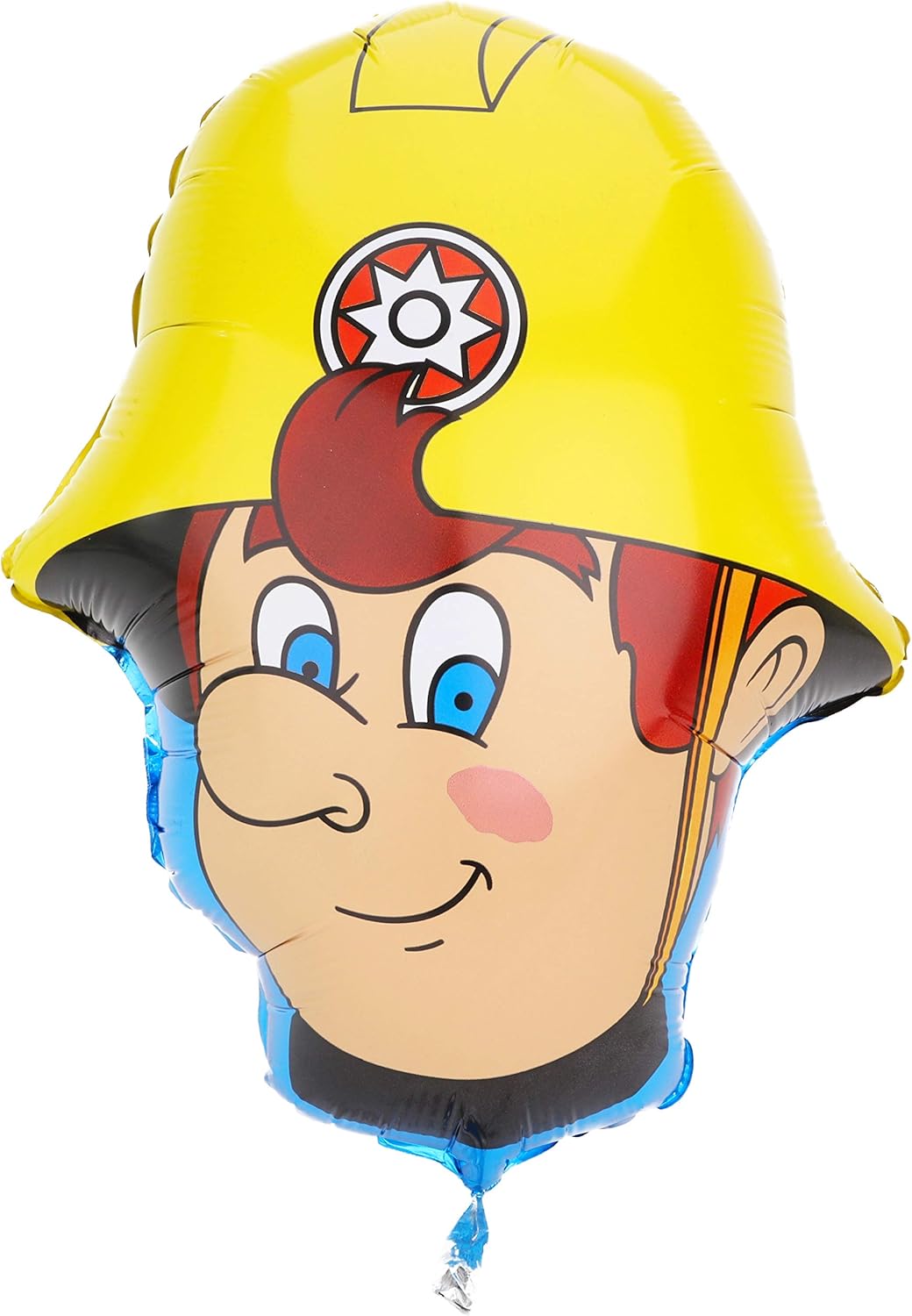 Toyland® 28cm (11") Fireman Sam Shaped Foil Balloon - Party Decorations, Red Foil, Large