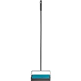 Bissell Easy Sweep Compact Carpet &amp; Floor Sweeper, 2484A, Teal