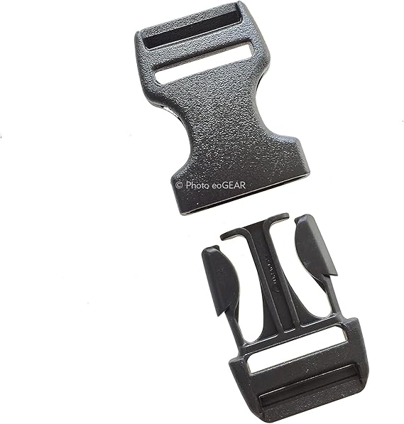 Duraflex Dual Adjust Stealth QuickRelease Buckle (1" / 25mm) 10 Pak