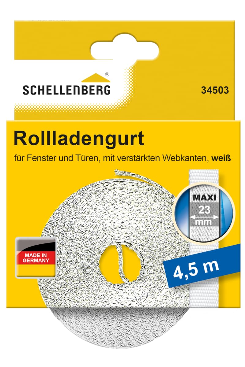 Schellenberg 34503 Roller Shutter Belt 23 mm / 4.5 m White — image 1