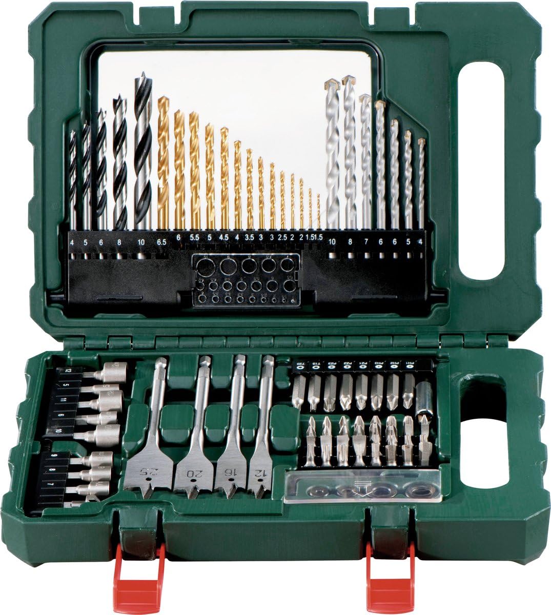 Metabo 626708000 Drill Bit Accessory Set 86 Pieces, Colour, Size