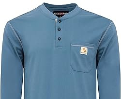BOCOMAL FR Shirts for Men 5.5oz Lightweight Long