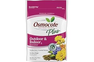 Osmocote Smart-Release Plant Food Plus Outdoor & Indoor₁, Granular Fertilizer with 11 Essential Nutrients, 8 lbs.