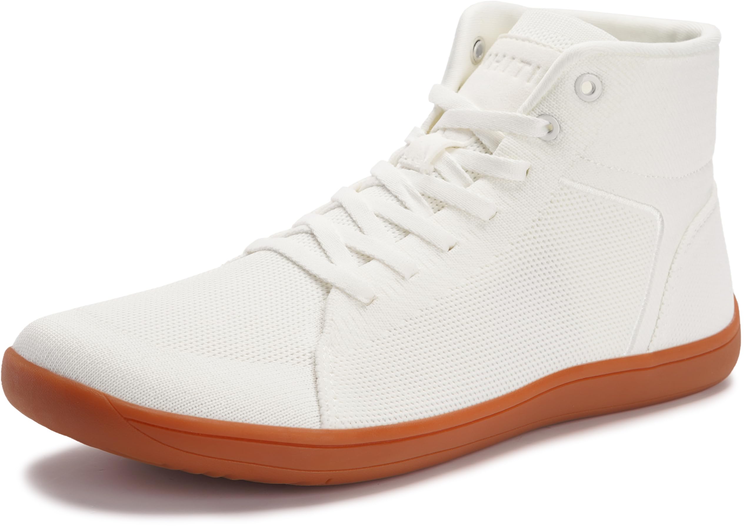 WHITIN Barefoot Shoes for Men Wide Toe Box High Top Sneaker Minimalist ...