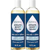 Puracy Body Wash, Natural Body Wash, 98.6% Pure Plant Ingredients, Moisturizing Shower Gel for Everyone, Body Soap for Dry Se