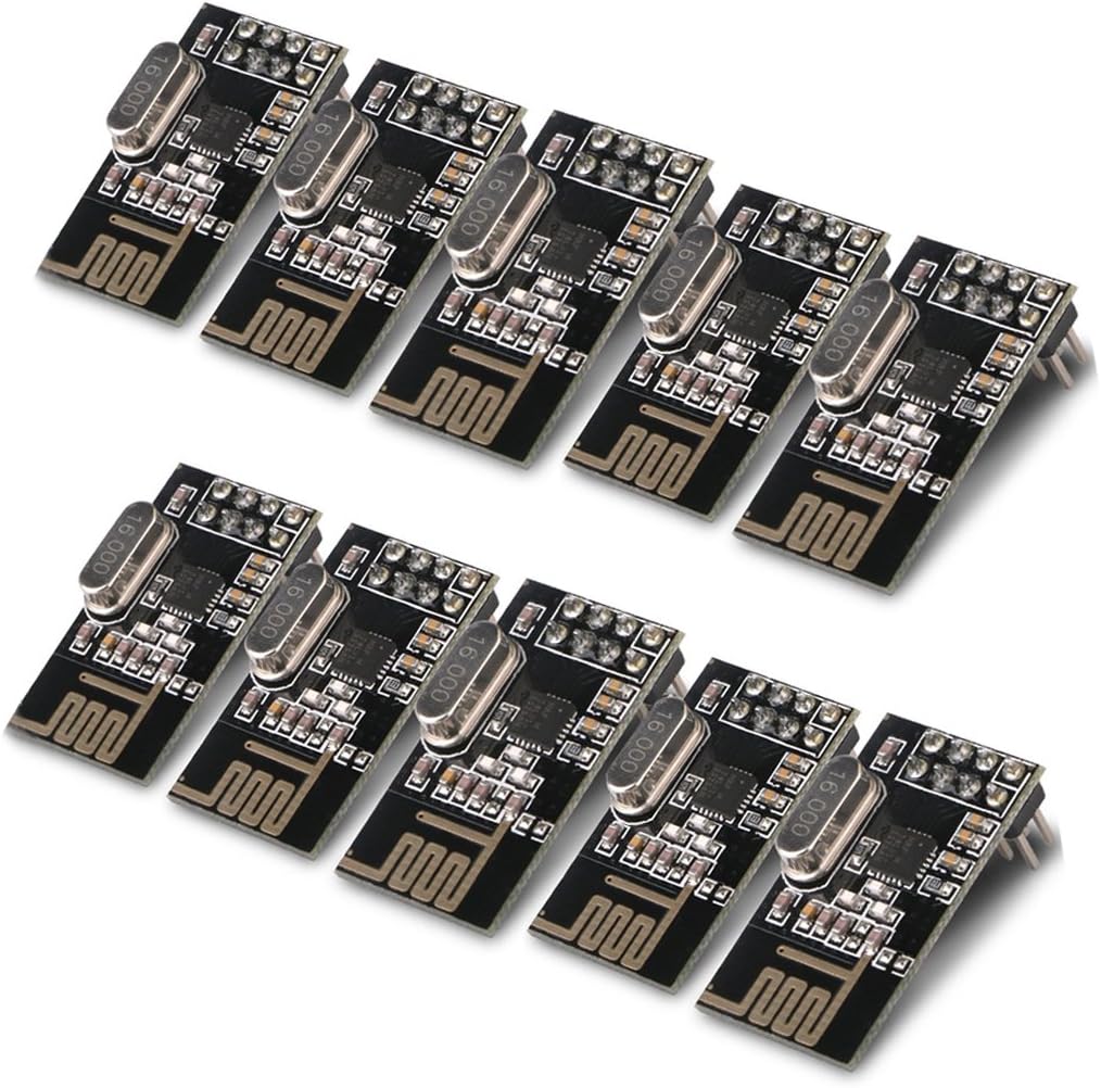 Makerfire 10pcs Arduino NRF24L01+ 2.4GHz Wireless RF Transceiver Module New