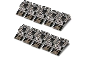 MAKERFIRE MakerFocus 10pcs NRF24L01+ 2.4GHz Wireless RF Transceiver Module Compatible with Ar duino Raspberry Pi