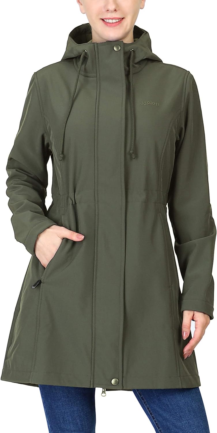 Long Puffer Coats For Women Ladies Puffer Jacket Lightweight Womens Down Jacket Women Packable Puffa Jackets With Hood Down Puffer Jacket Coat Womens Longline Padded Hooded Puffer Jacket Women Black