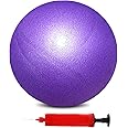 Mini Pilates Exercise Yoga Ball, 6 Inch Small Inflatable Exercise Yoga Ball,Core Training and Physical Therapy Equipment, with Pump