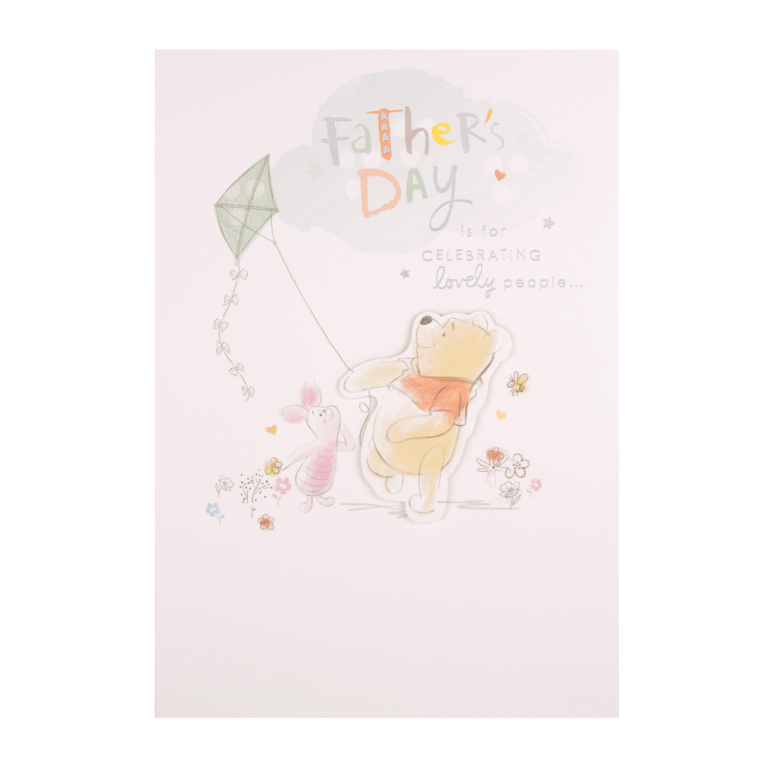 Hallmark Winnie the Pooh Father's Day Card 'Lovely People' - Medium