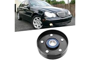 AYNEFY Belt Tensioner, 1122000970 Black Belt Tensioner with Pulley for C240 C320 CLK320