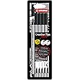 STABILO Multi-Tip Pen Set Creative Tips - 5 Piece ARTY Metal Tin Set - Black Pens - Technical drawing, illustration, sketching, writing, lettering