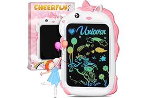 Unicorn Toys Gifts for Girls Toys - CHEERFUN LCD Writing Tablet for Kids Drawing Doodle Board 8.5" Learning Toddler Toys for 1 2 3 4 5 6 7 8 Year Old Girls Christmas Birthday Gifts Stocking Stuffers