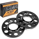 KSP 5x112 to 5x112 Wheel Spacers for Mercedes-Benz, 12mm Hubcentric Wheel Spacer for W204 W208 W209(Rear) W216(Rear) AMG, Forged 5 Lug Tuning Spacer with 66.56mm Hub Bore, 6061T6 Aluminum Black 2PC