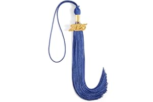 JANETIHUI 2025 Tassel Graduation, Graduation Tassel 2025, 9" Size with 2025 Year Charm, Premium Silk Thread & Metal Charm, Commemorative Keepsake for Class of 2025 (Navy Blue)