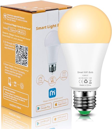 one white light on google home