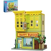 The Bob's Belcher Family Happy Burgers House Building Blocks Toys Set | Great Gift and Collectibles Set Compatible with Lego for Belcher Family Cartoon TV Fans