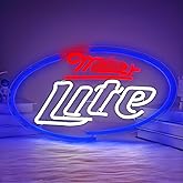 Beer Neon Sign Beer Neon Lights LED Signs for Wall Light Up Signs for Man Cave Pub Home Party Bedroom Neon Bar Sign Wall Art Decor
