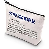 WCGXKO Swimming Lover Gift Swim Team Gift Swimming Coach Zipper Pouch Makeup Bag (SWIMMER MOUN)