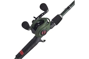 Abu Garcia Zata Low Profile Baitcast Reel and Fishing Rod Combo