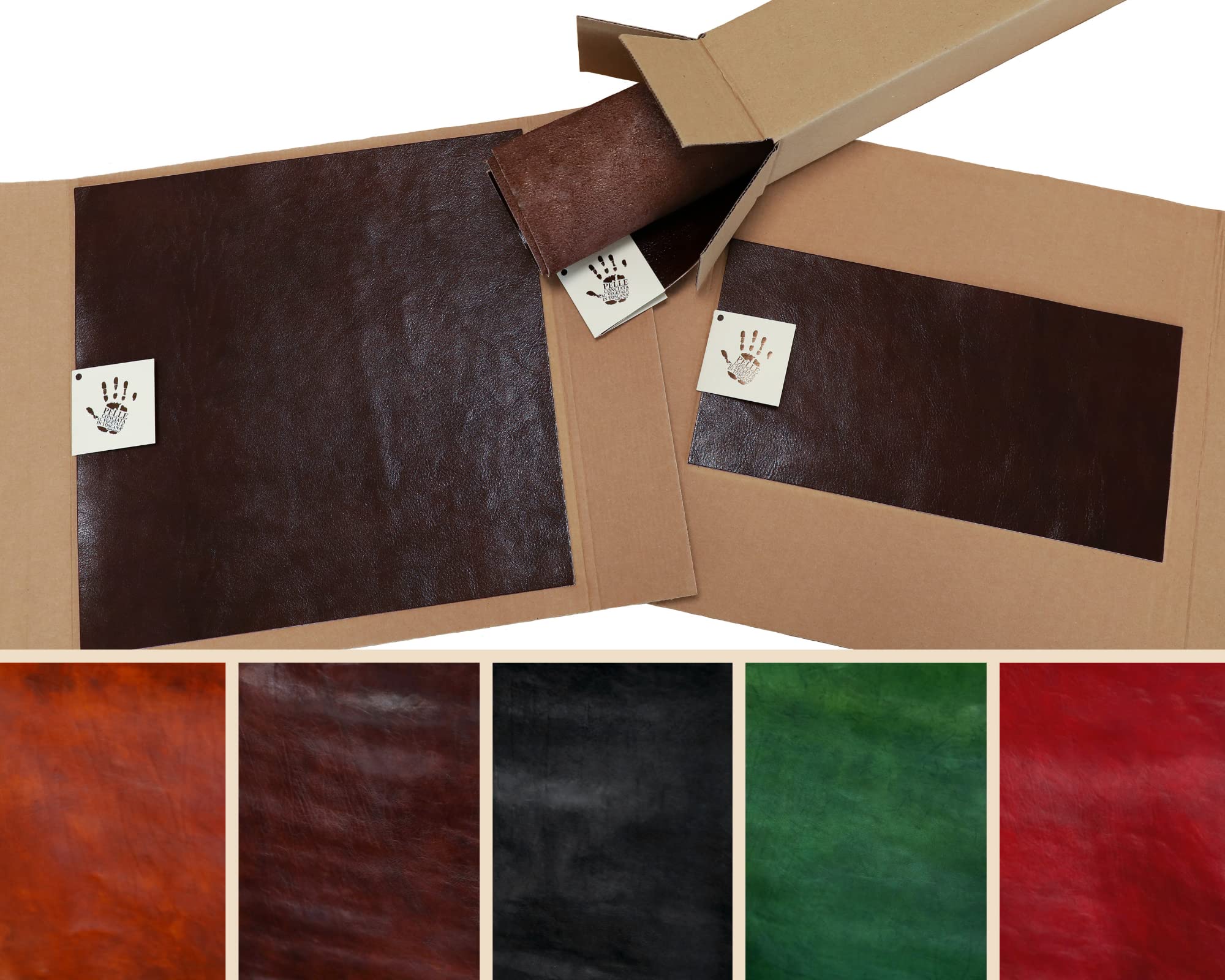 Full Grain Vegetable Tanned Tooling Leather Hide
