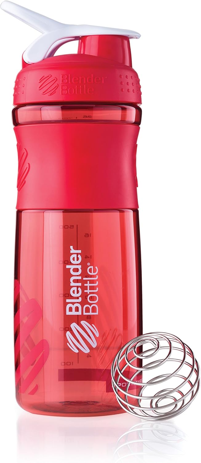 BlenderBottle Sportmixer Botella de agua y mezcladora, 820ml (1 x