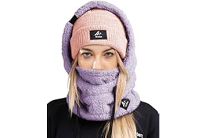 Senllen Balaclava Cold Weather Fleece Windproof Ski Mask Winter Breathable Thermal Face Mask Neck Warmer Scarf Helmet Hood