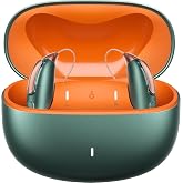 JIUYEE RIC Hearing Aids, OTC Rechargeable Bluetooth Hearing Aids | AI Noise Cancellation, Superior Sound Quality, Bluetooth 5.4 &amp; App Control, Long Battery Life, Portable Charging Case