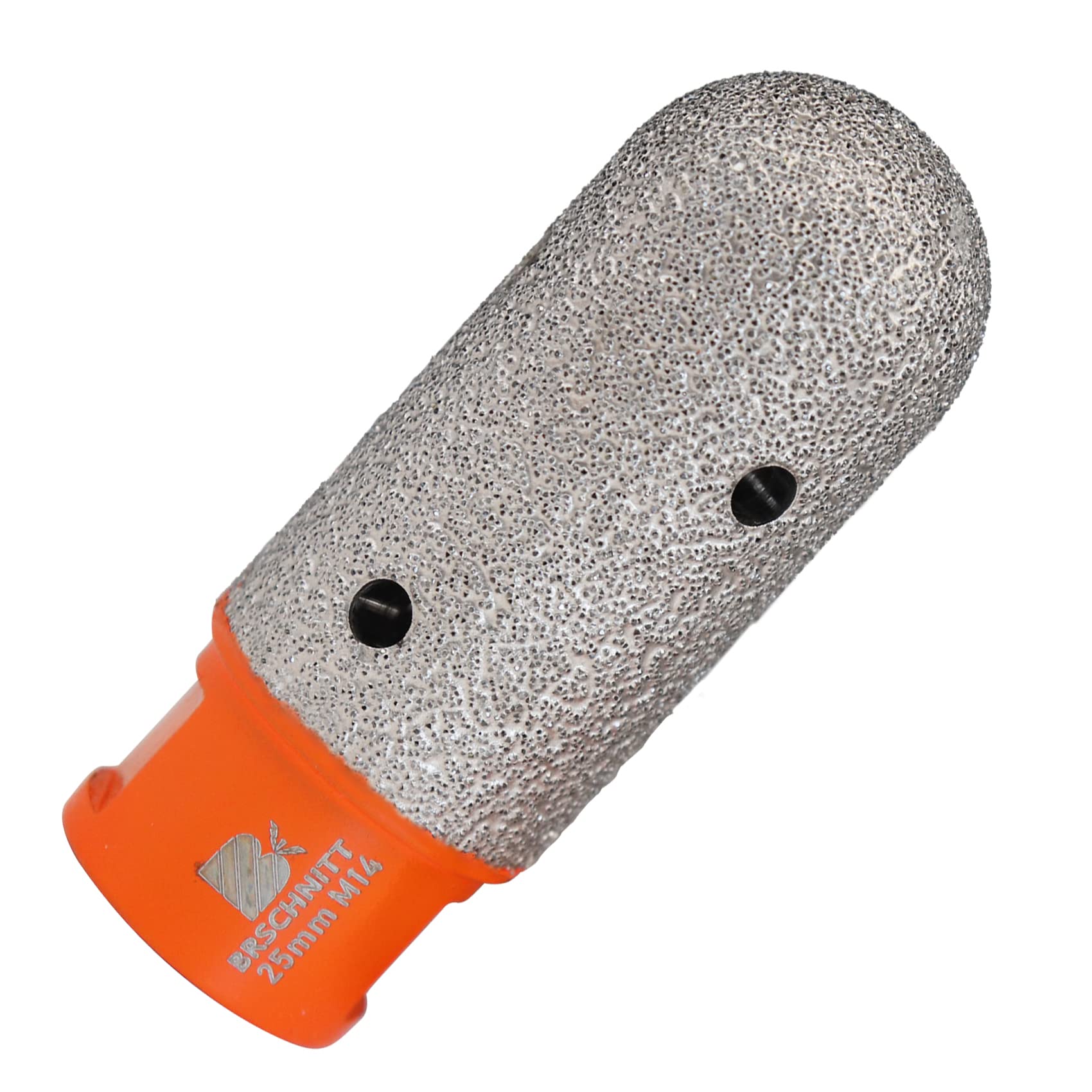 Diamond Finger Milling Bits,BRSCHNITT 25mm Dry Core Drill Bit with M14 thread for Enlarging Shaping Existing Holes of Porcelain Tile Ceramic Marble Granite Countertop