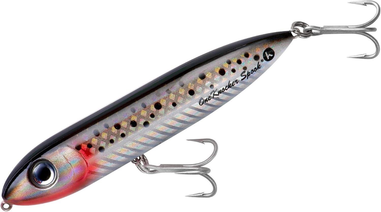 Heddon Saltwater One Knocker Spook Fishing Lure, Speckled