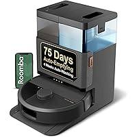 Roomba Plus 505 Combo Robot Vacuum & Mop + AutoWash Dock - Extending Spinning Mop Pads, Self-Empties, Pad Washing & Heated Dr