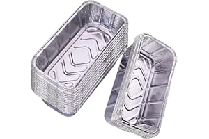 DONSIQIZZ 30-Pack Grease Tray Liner Drip Pan Liners for Members Mark 5-Burner Outdoor Flat Top Gas Griddle l Replacement 5 Burner Griddle Aluminum Foil Grease pan Disposable