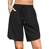 Quenteen Women's Sweat Shorts Bermuda Long Shorts Athletic Casual Loose Shorts (Available in Plus Size)