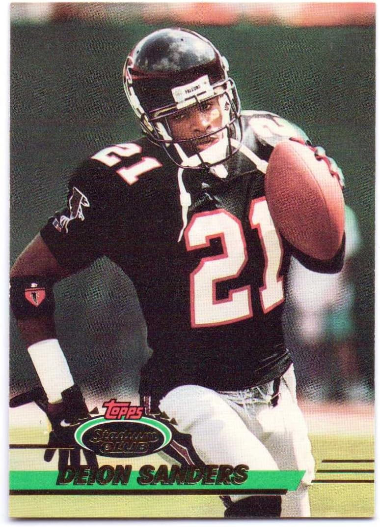 Deion Sanders 1993 Stadium Club 100 Atlanta Falcons at Amazon's