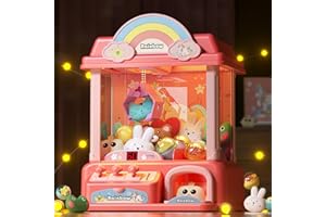 DOLIVE Claw Machine for Kids,Unicorns Toys for Girls Age 4 5 6 7 8 9 10+, Electronic Arcade Game Machine with Music, Pink Mini Vending Machine