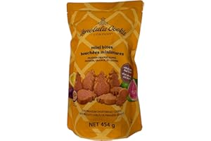 Honolulu Cookie Company Passion Orange Guava Mini Bites – Tropical Shortbread Cookies, 454 g (1 lb) – Made in Hawaii, Gift-Re