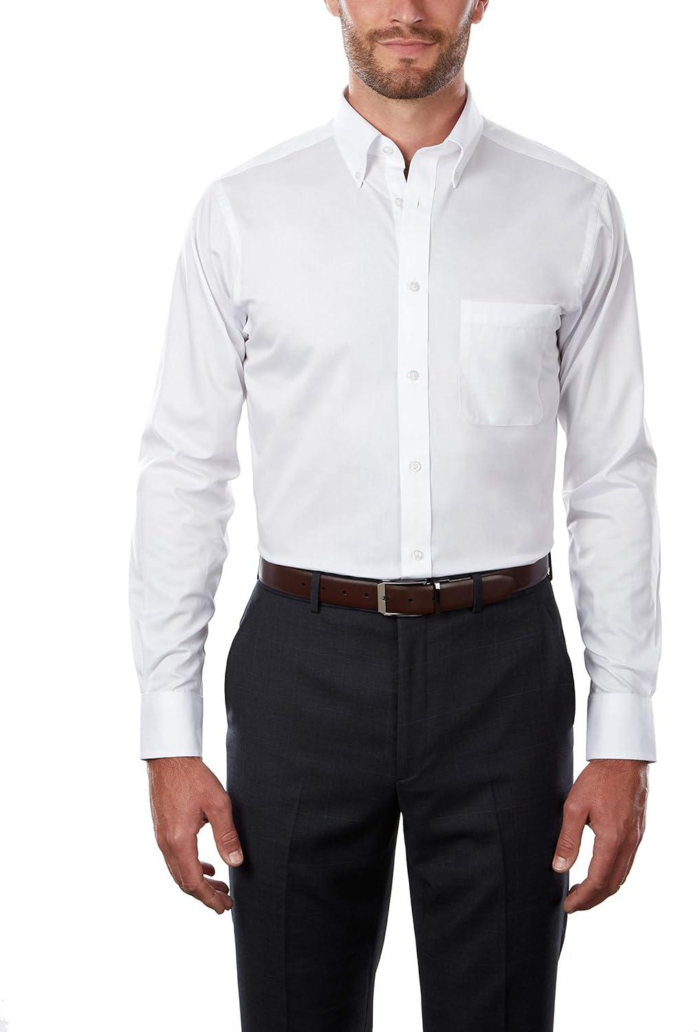 Izod Men's TALL FIT Dress Shirts Stretch Solid (Big and Tall) at  Men’s Clothing store