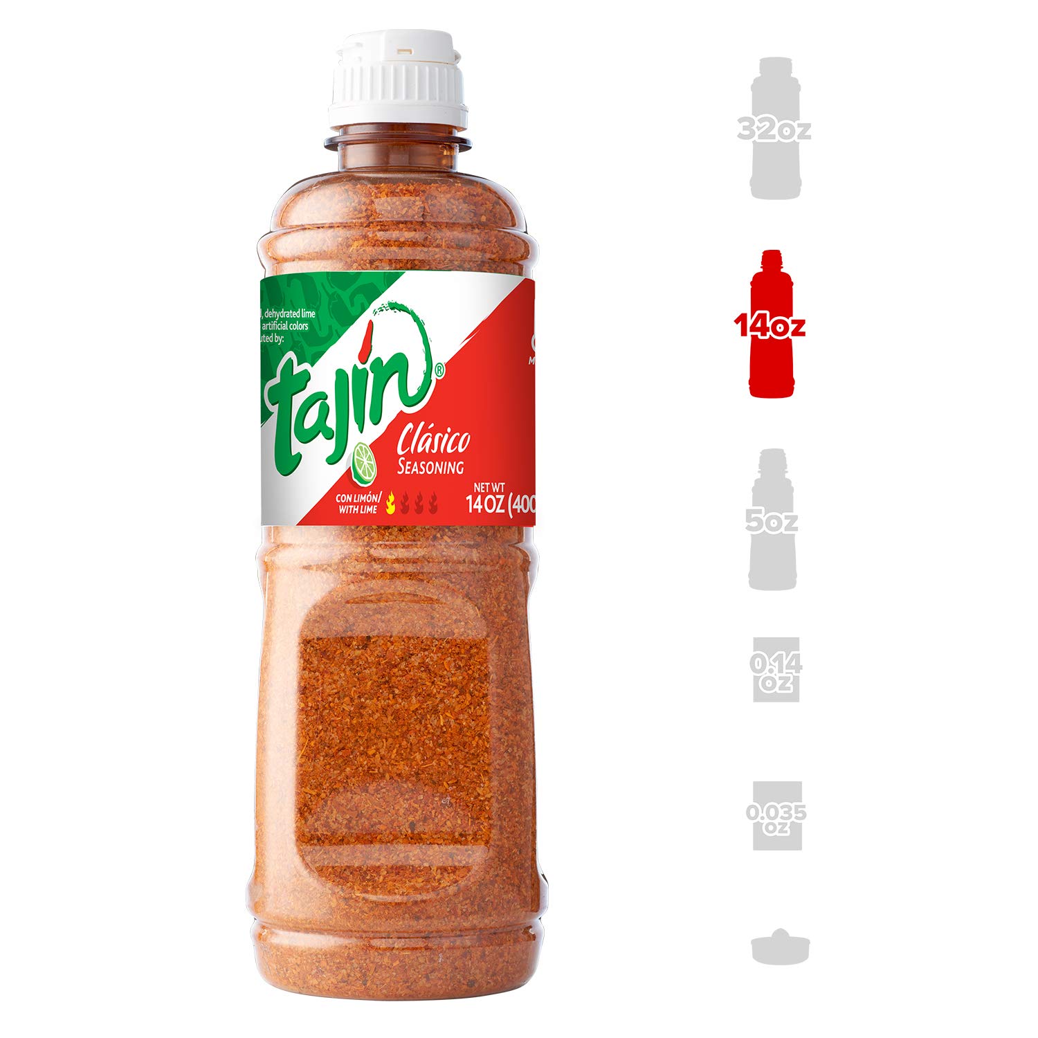 Tajín Clásico Seasoning 14 Oz, Pack of 2 Buy Online in UAE. Grocery