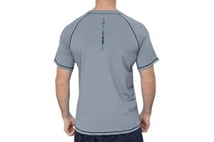 KPSUN Mens Swim Shirts UPF 50+ Sun Protection Quick Dry SPF Rash Guard Outdoor Beach Fishing T Shirts