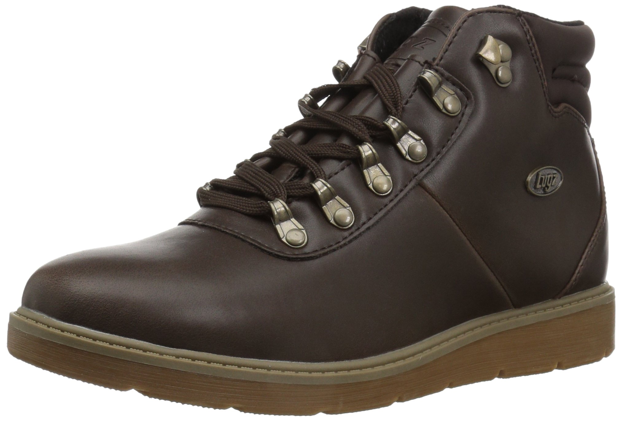 Lugz Women's Theta Boot, dark brown/brown/gum, 11 M