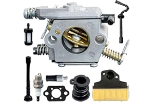 ALFUL Ruixing OEM MS250 Carburetor for Stihl 021 023 025 MS210 MS230 MS250 Chainsaw Carb with 1123 160 1650 Air Filter Fuel Line Tune Up Kit Replace 1123 120 0605 Walbro WT286