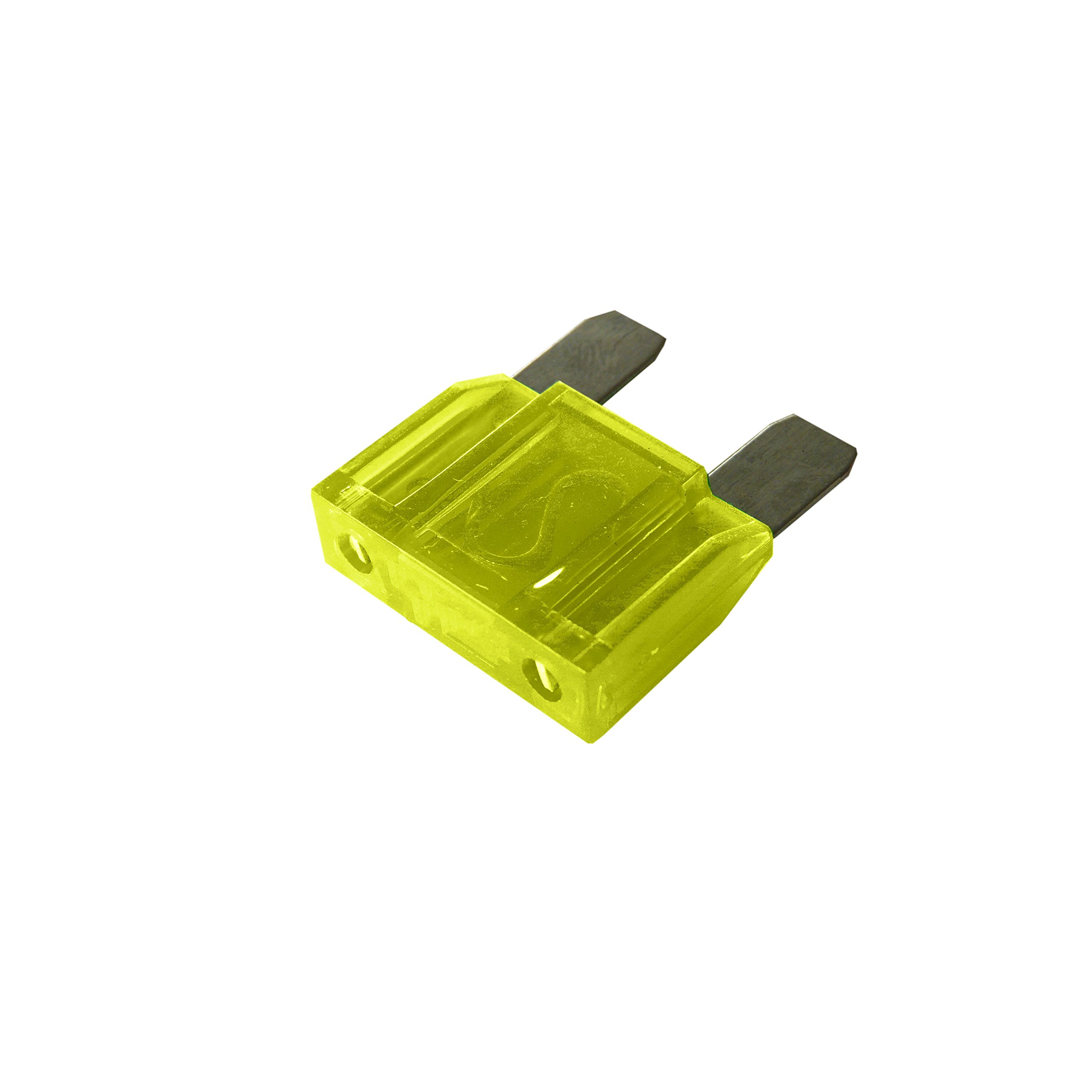 Tecniks FBMAX20 20 A Maxi Blade Fuses - Yellow (Pack of 10)