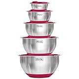 Viking Mixing Bowls Set, 10 Piece Stainless Steel