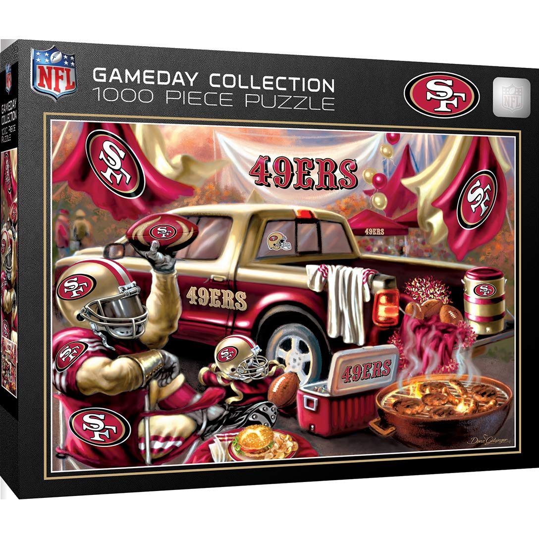 Photo 1 of MasterPieces - 1000 Piece Jigsaw Puzzle, NFL San Francisco 49ers, Fun for Adults and Family, Non-Glare Finish, 19.25"x26.75"