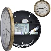 Hidden Safe, Clock Safe, Wall Clock Diversion, Hidden Compartment Containers Box, Secret Safes Hidden Plain Sight, Hidden Secret Hidden Clock for Valuables