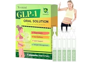 Yeonmi 2025 New-SIX-in-ONE GLP-1 Oral Solution, GLP-1 Supplement Drops for Women and Men, Promote Intestinal Digestion, Firming Skin and Body Shaping Care